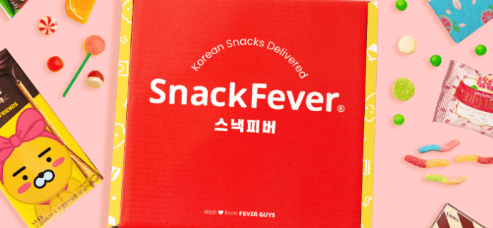 Snack Fever Subscription Update + Coupon Code!