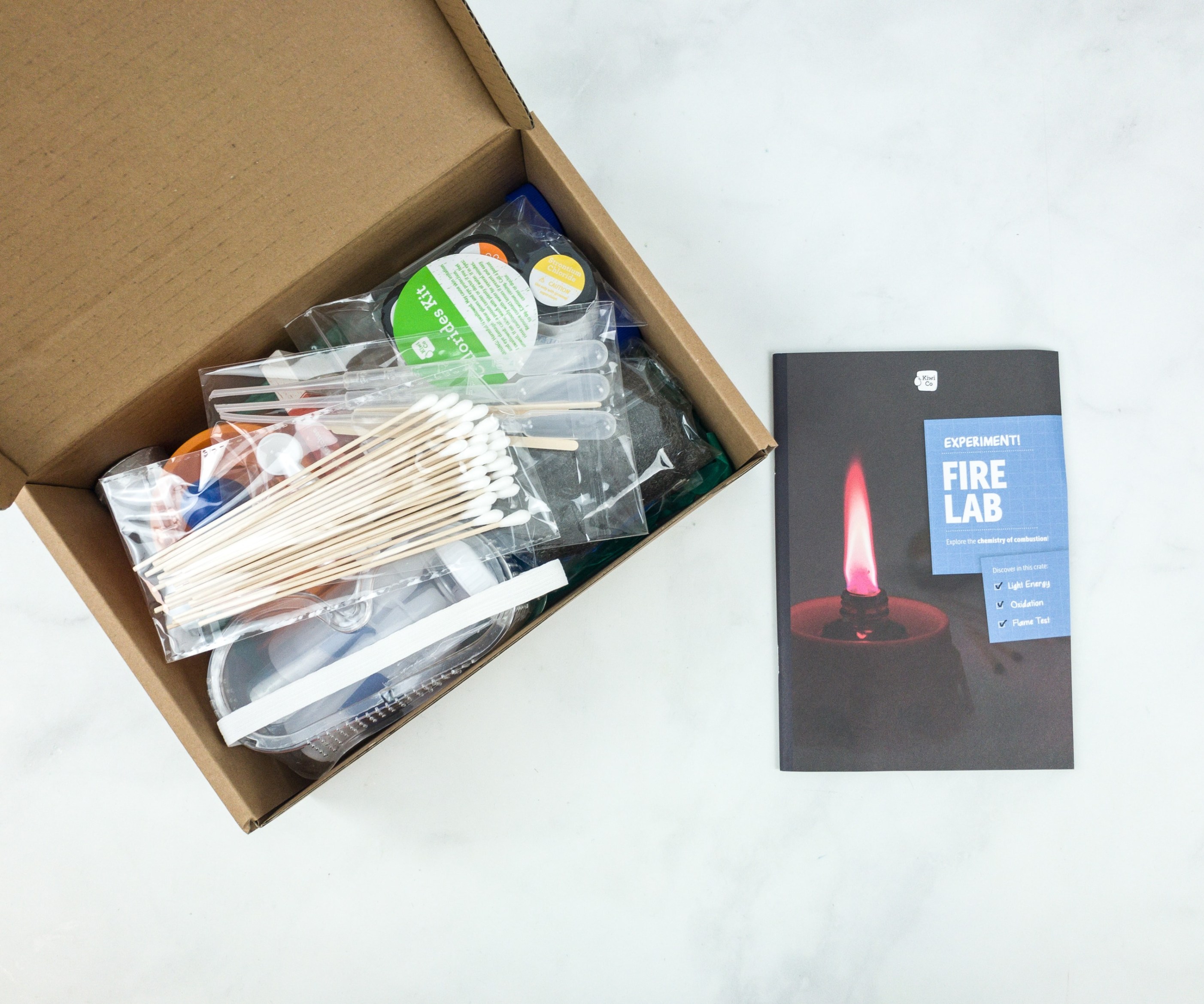 KiwiCo Chemistry Pack Fire Lab Review Hello Subscription