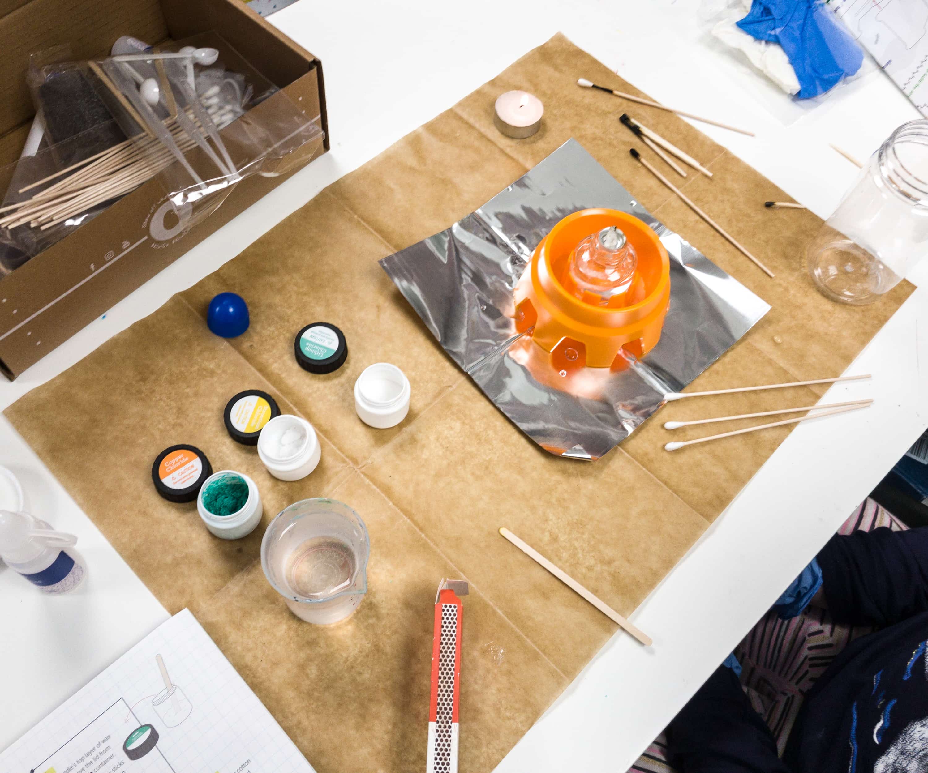 KiwiCo Chemistry Pack Fire Lab Review hello subscription