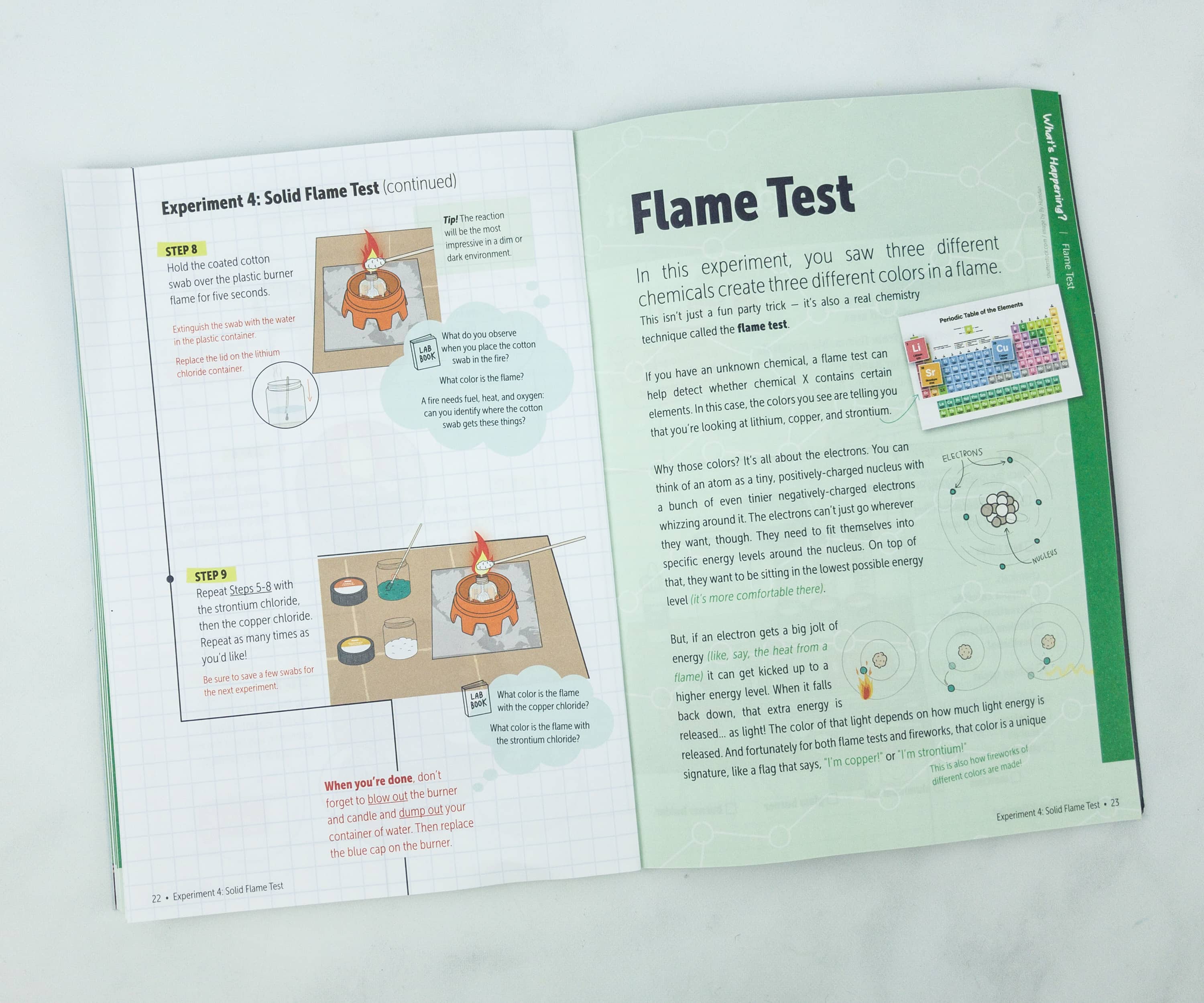 KiwiCo Chemistry Pack Fire Lab Review hello subscription