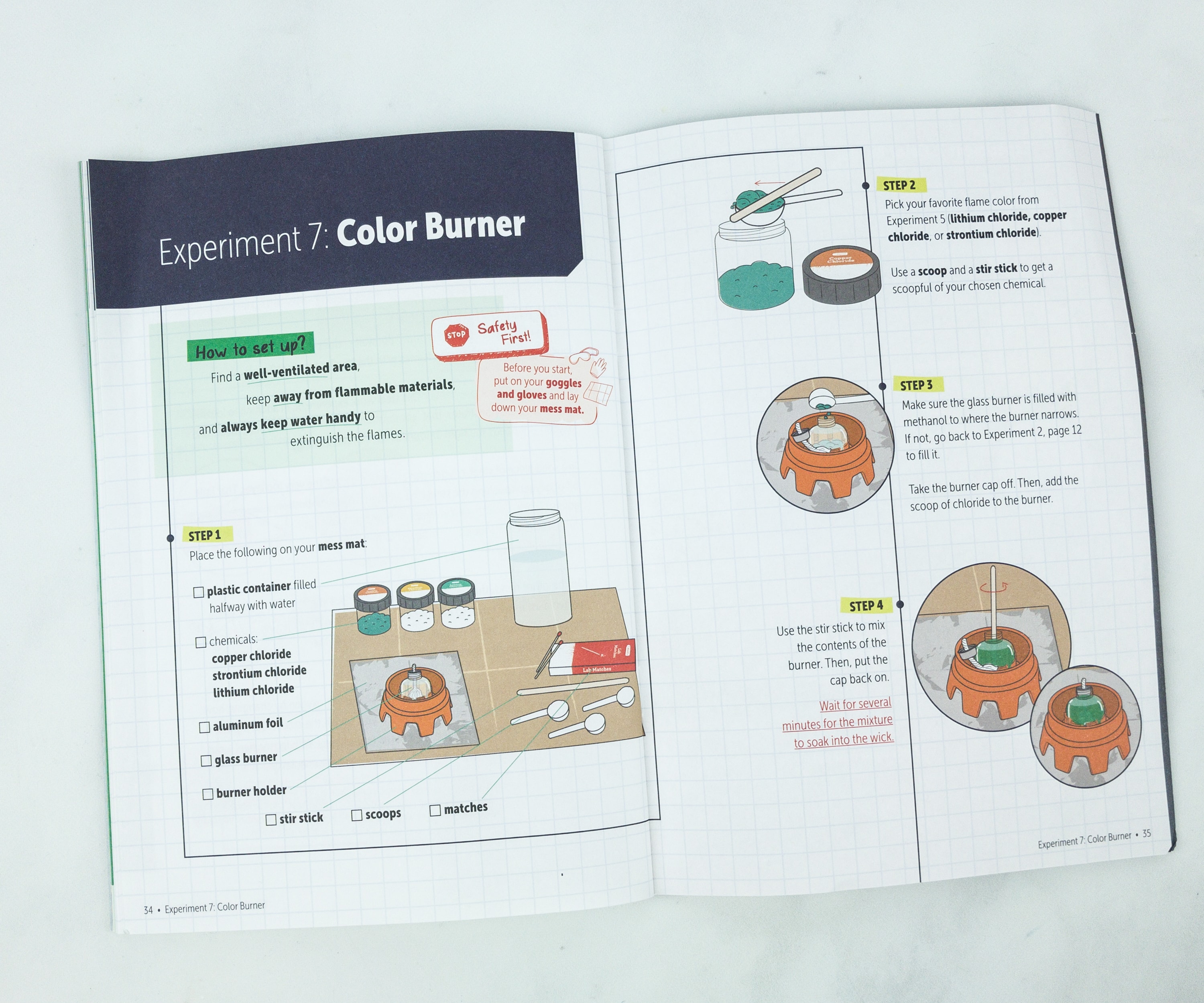 KiwiCo Chemistry Pack Fire Lab Review hello subscription