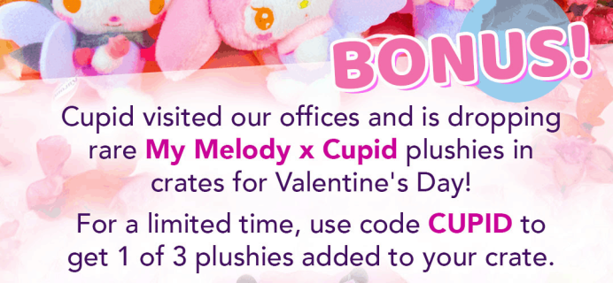 Doki Doki Coupon: Get Bonus My Melody X Cupid With Your First Crate!