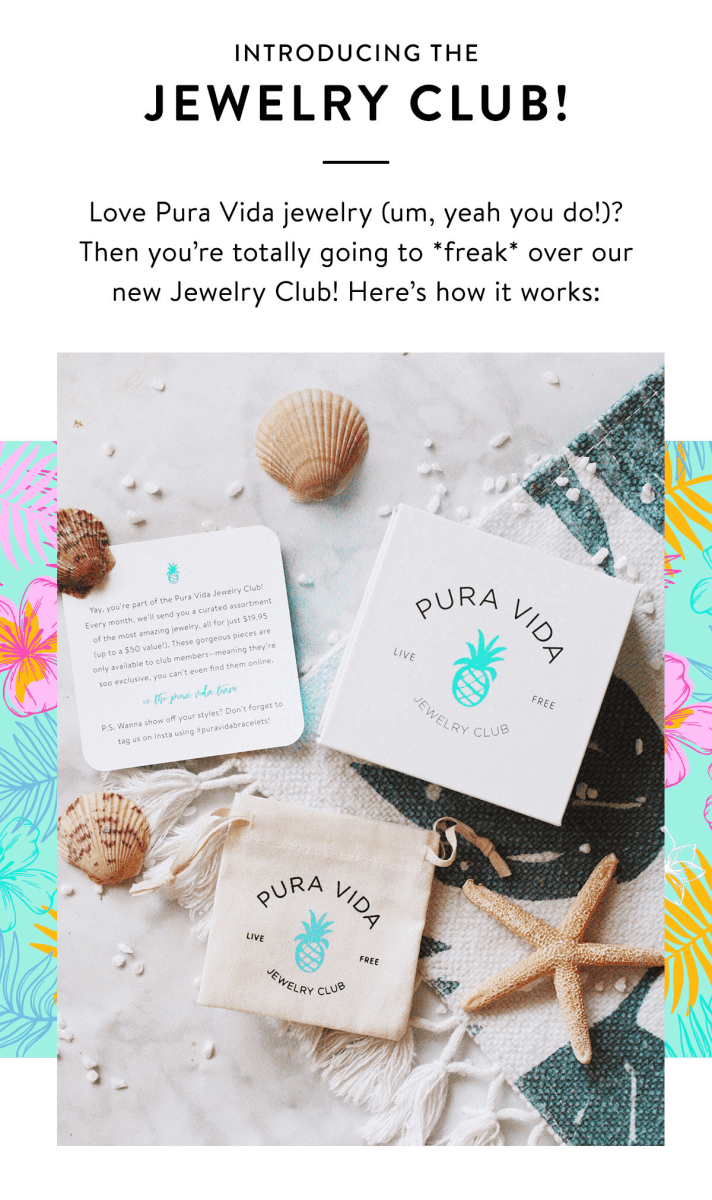 Pura Vida Jewelry Club Coming Soon + Spoiler! Hello Subscription