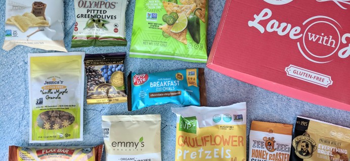 Love With Food Gluten-Free February 2019 Subscription Box Review + Coupon