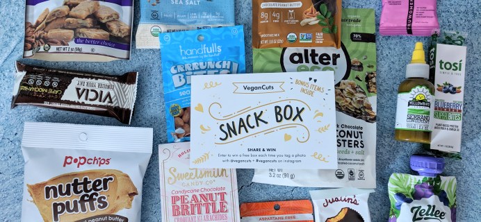 Vegan Cuts Snack Box February 2019 Subscription Box Review