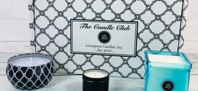 Lovespoon Candles February 2019 Subscription Box Review + Coupon
