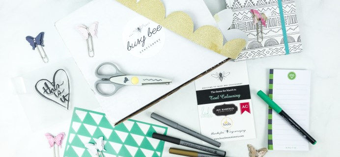 Busy Bee Stationery March 2019 Subscription Box Review