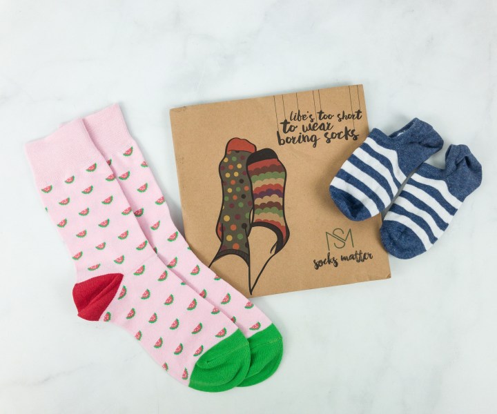 Socks Matter March 2019 Subscription Box Review + Coupon - Hello ...