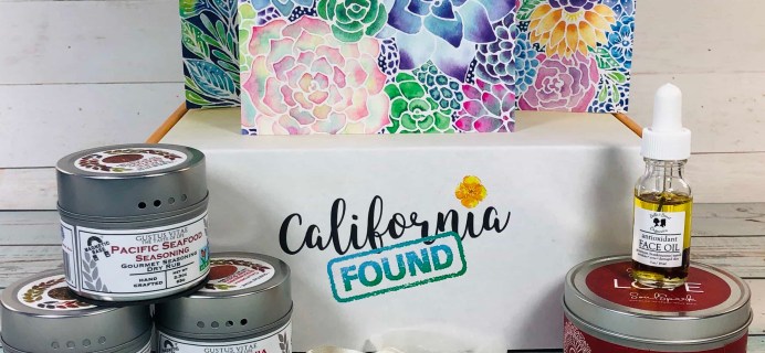 California Found February 2019 Subscription Box Review + Coupon