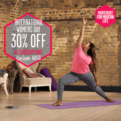 Movement for Modern Life International Women’s Day Coupon: Get 30% Off!