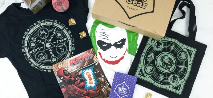 Geek Gear Box February 2019 Subscription Box Review + Coupon
