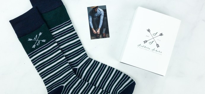 Southern Scholar March 2019 Men’s Sock Subscription Box Review & Coupon