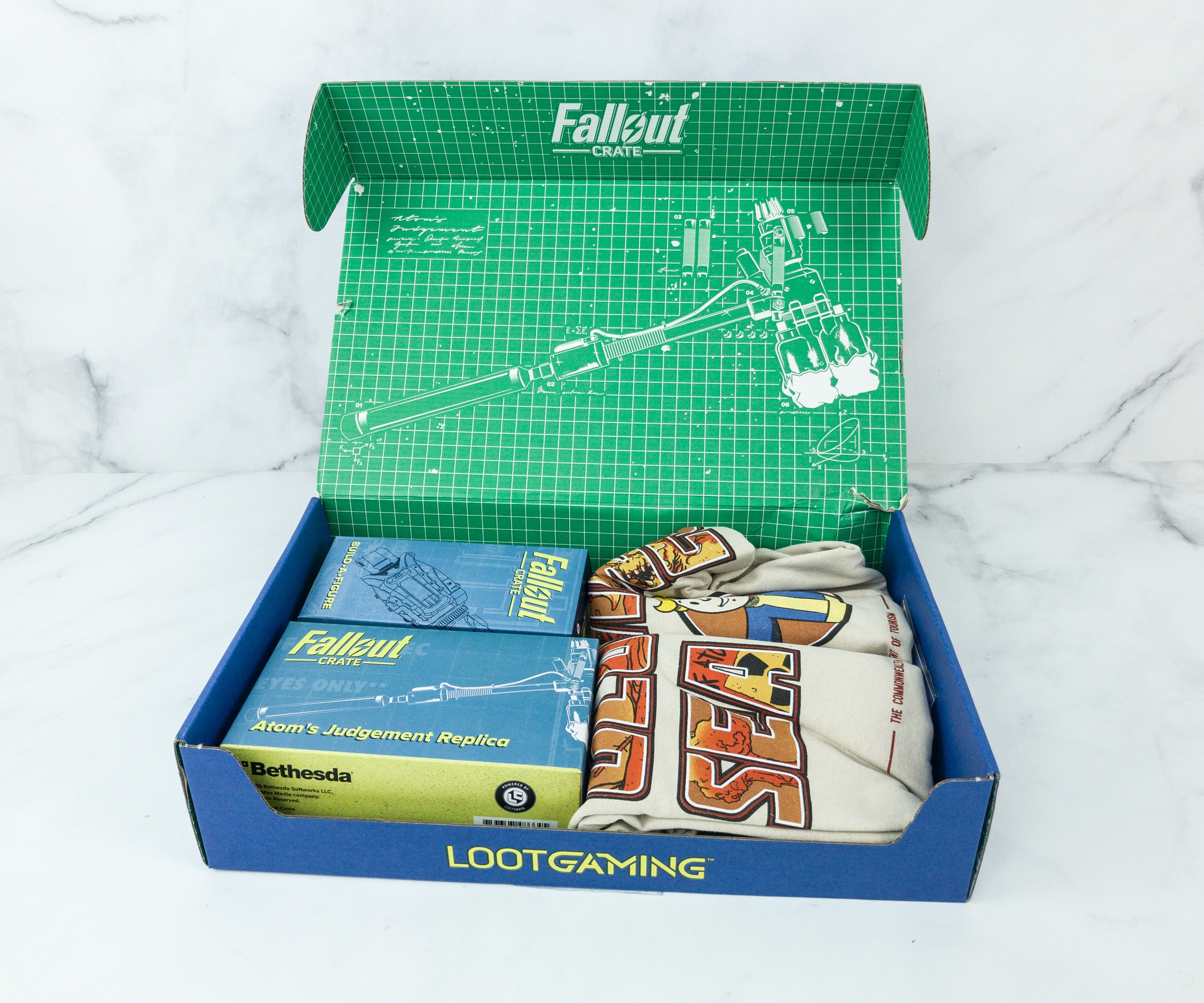  Loot Crate Fallout Atom's Judgment Replica Model Collectible by  Fallout Crate/Loot Gaming : Toys & Games