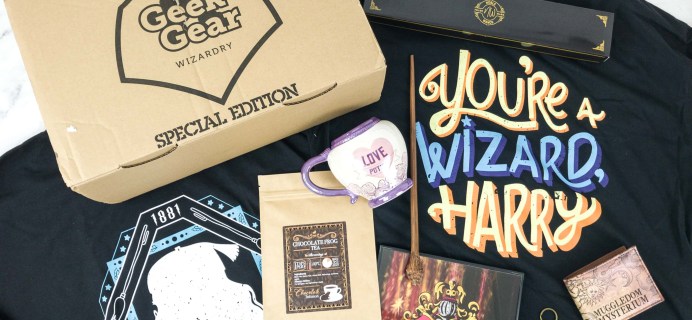 Geek Gear World of Wizardry February 2019 Special Edition Box Review