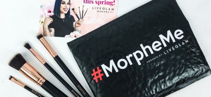 MorpheMe Brush Club April 2019 Subscription Box Review + Free Brush Coupon!