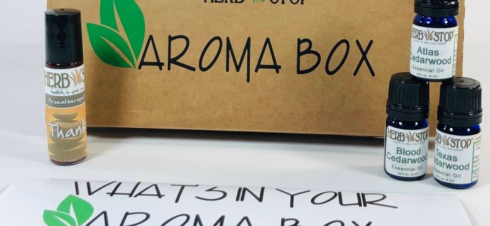 Herb Stop AromaBox Subscription Review & Coupon – March 2019