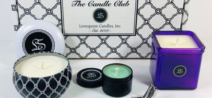 Lovespoon Candles March 2019 Subscription Box Review + Coupon