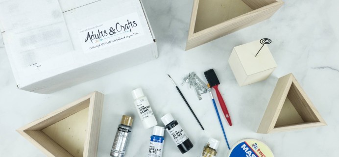 Adults & Crafts Subscription Box Review + Coupon – TRIANGLE SHELVES