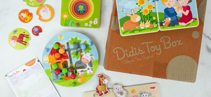 Didis Toy Box April 2019 Subscription Box Review & Coupon