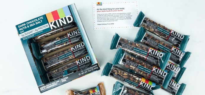 KIND Snack Club Subscription Box Review + $20 Off Coupon – Dark Chocolate Nuts & Sea Salt