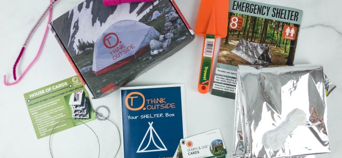 THiNK OUTSiDE BOXES Review – SHELTER BOX!