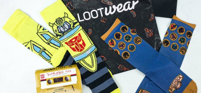 Loot Socks by Loot Crate February 2019 Subscription Box Review & Coupon