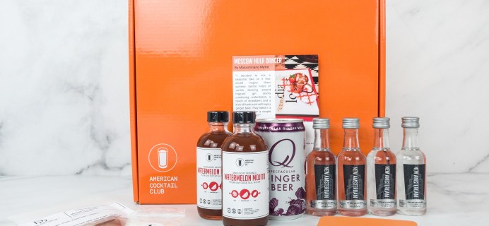 American Cocktail Club Subscription Box Review – March 2019