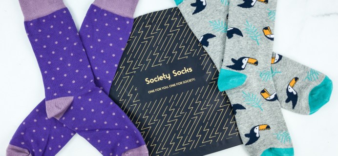 Society Socks April 2019 Subscription Box Review + 50% Off Coupon