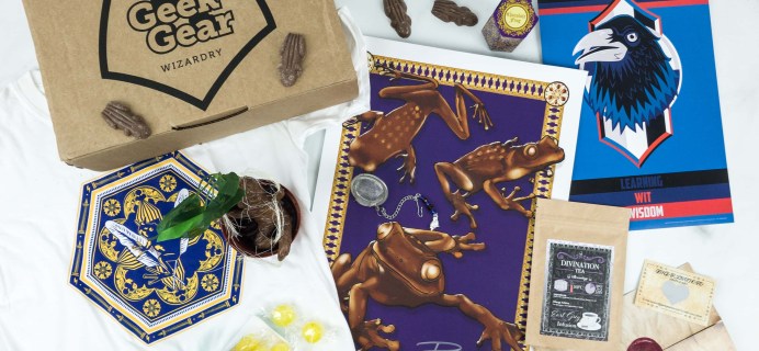 Geek Gear World of Wizardry March 2019 Subscription Box Review & Coupon