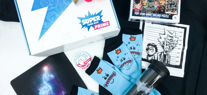 Super Geek Box PRIME Spring 2019 Subscription Box Review + Coupon