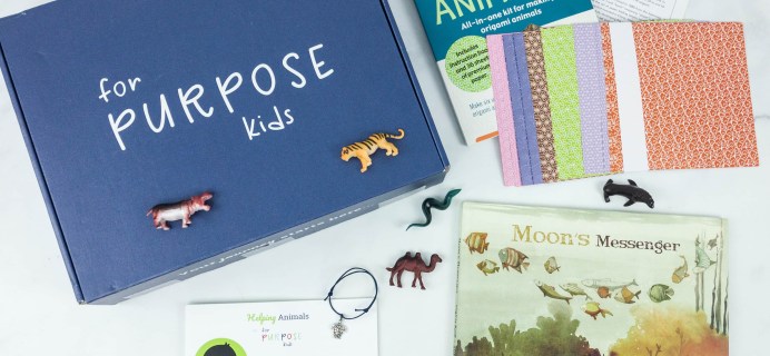 For Purpose Kids Helping Animals Box Review + Coupon
