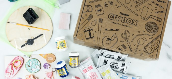 Crayola CIY Box April 2019 Subscription Box Review + Coupon – MARBLE MADNESS