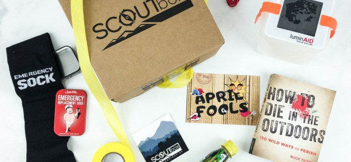 SCOUTbox April 2019 Subscription Box Review + Coupon