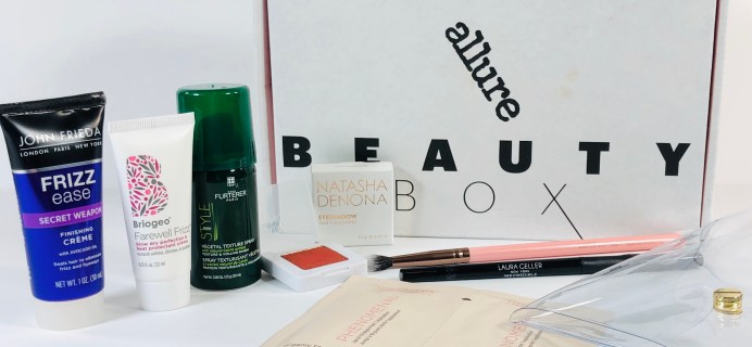 Allure Beauty Box April 2019 Subscription Box Review & Coupon