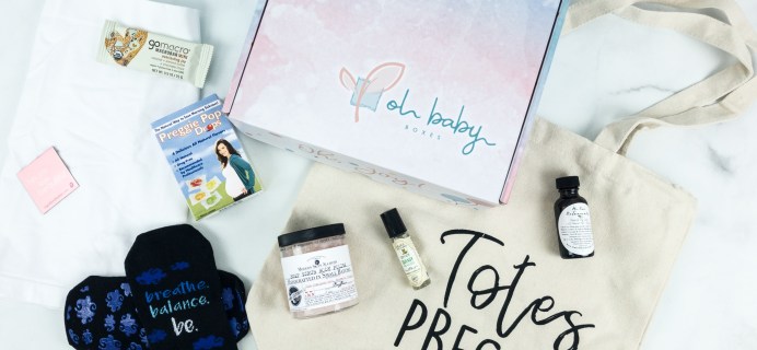 Oh Baby Boxes Subscription Box Review – FIRST TRIMESTER