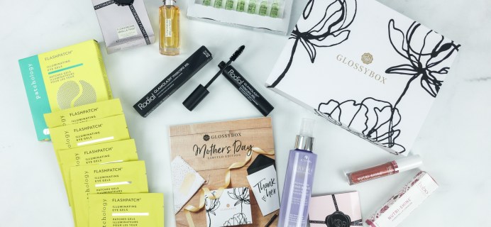 GLOSSYBOX 2019 Mother’s Day Limited Edition Subscription Box Review + Coupon!