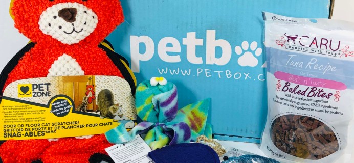 PetBox CAT April 2019 Subscription Review & 50% Off Coupon
