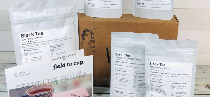 Field To Cup May 2019 Discoverer Black Subscription Box Review + Coupon