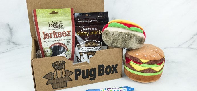 Pug Box April 2019 Subscription Box Review + Coupon!