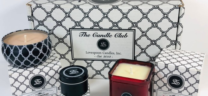 Lovespoon Candles April 2019 Subscription Box Review + Coupon