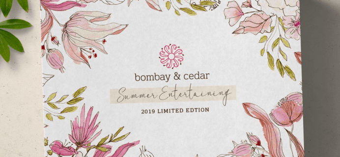 Bombay & Cedar Summer 2019 Limited Edition Box Spoiler #5 + Coupon!