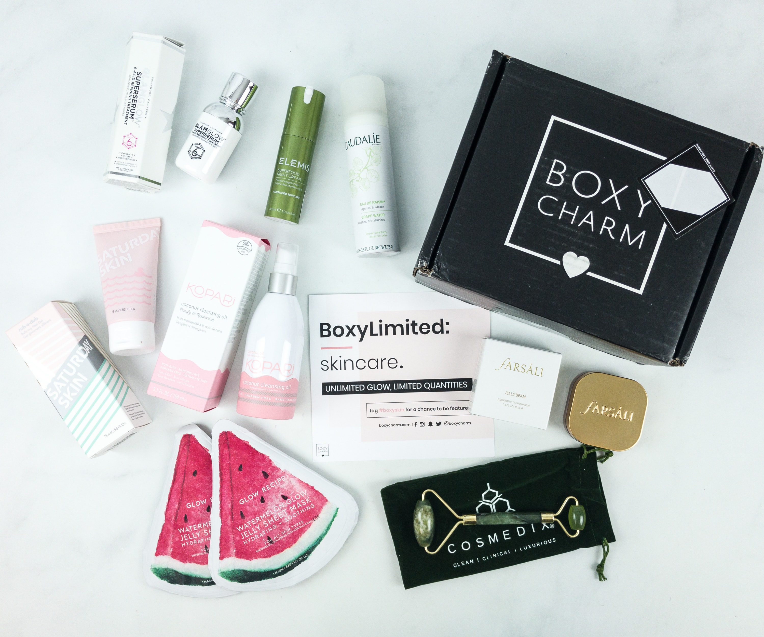 BOXYCHARM BoxyLimited Limited Edition SKINCARE Box Review! hello subscription