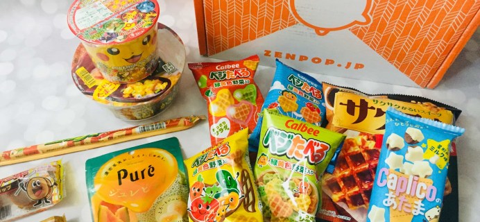 ZenPop Japanese Packs May 2019 Review – Ramen + Sweets Mix Pack