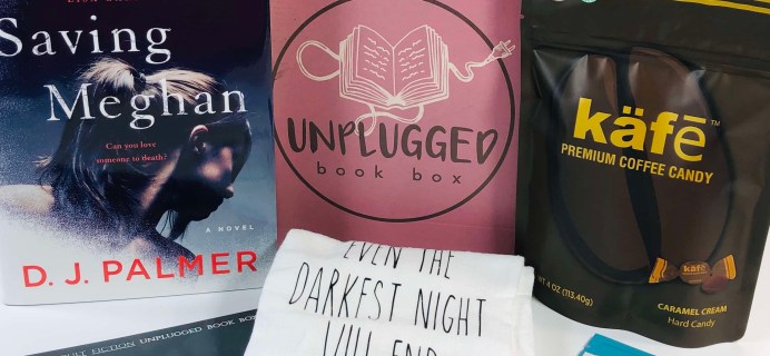 Unplugged Book Box May 2019 Adult Fiction Subscription Box Review + Coupon!