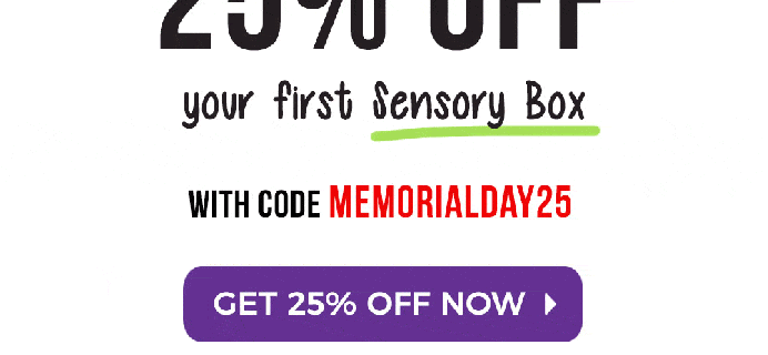 Sensory TheraPLAY Box Memorial Day Sale: Get 25% Off!