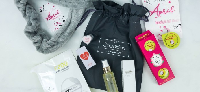 JoahBox April 2019 Subscription Box Review + Coupon