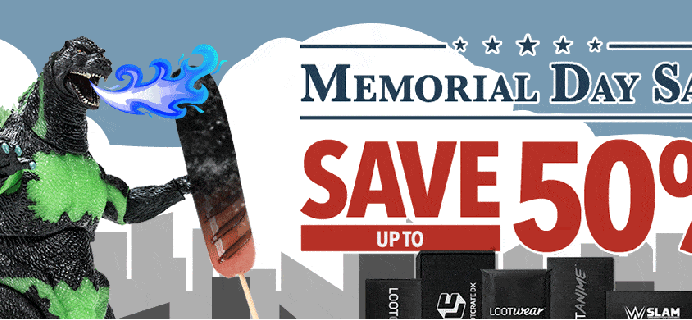 Loot Crate Memorial Day Sale: Get Up To 50% Off on Select Crates – EXTENDED!