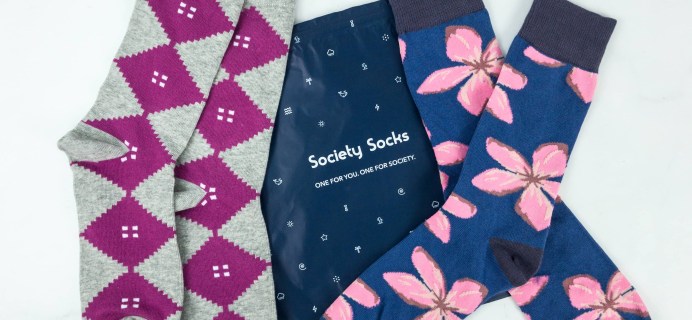 Society Socks May 2019 Subscription Box Review + 50% Off Coupon