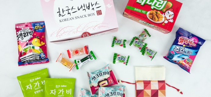 Korean Snack Box May 2019 Box #2 Subscription Box Review + Coupon