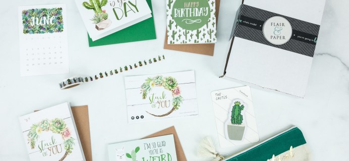 Flair and Paper June 2019 Subscription Box Review & Coupon